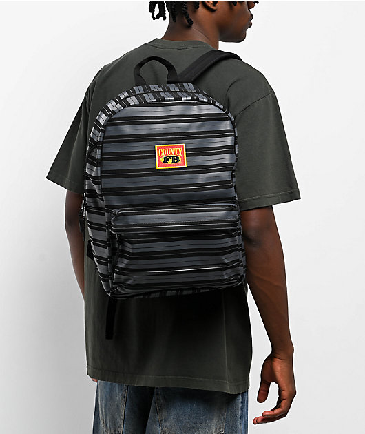 FB County Black & Grey Backpack