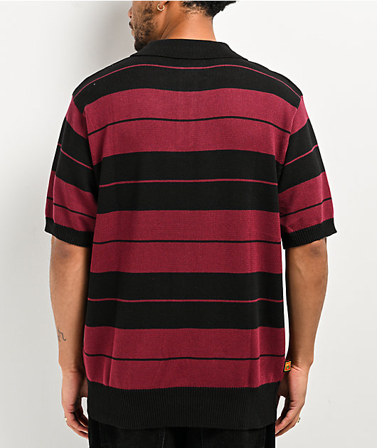 FB county 、CASCADE. FB County Trilogy Charlie Brown Black & Grey Polo Shirt | Zumiez