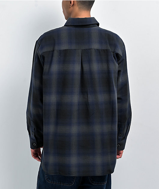 FB County Checker Black & Grey Flannel Shirt | Zumiez