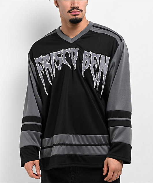 FB County Grey & Black Hockey Jersey | Zumiez