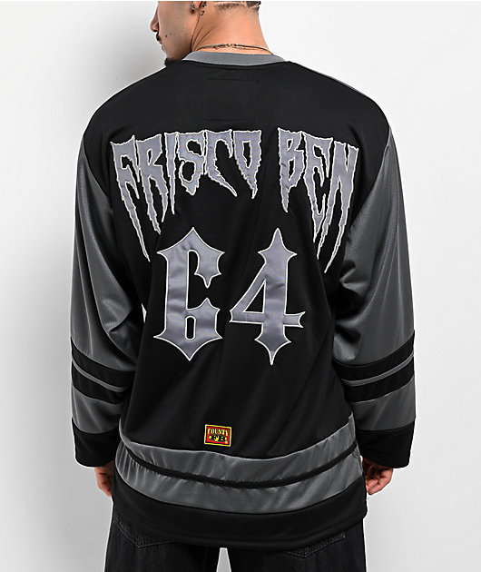 FB County Grey & Black Hockey Jersey | Zumiez
