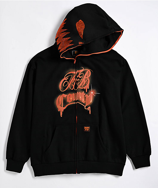 FB County Jack O Lanturn Black Zip Hoodie | Zumiez