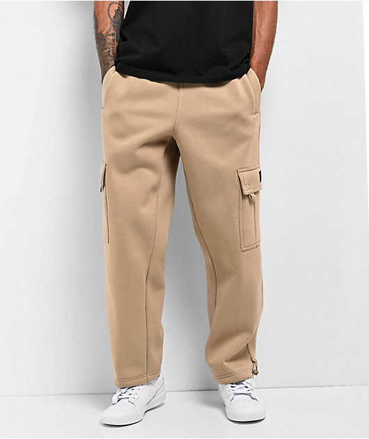 Khaki Cargo Baggy Pants  Pants outfit men, Polo shirt outfits