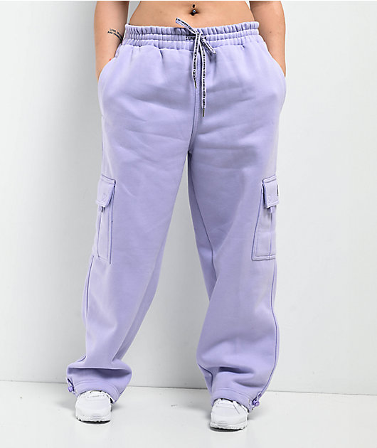 FB County Lavender Cargo Sweatpants