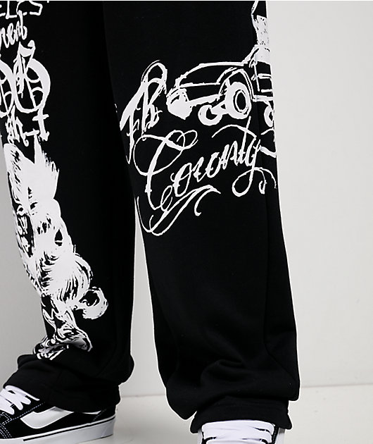 FB County Lifestylez Black Sweatpants