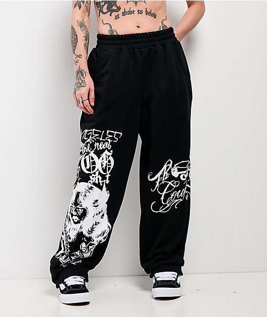 FB County Lifestylez Black Sweatpants | Zumiez
