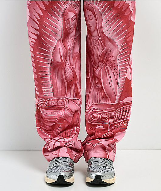 FB County Mi Amor Rhinestone Pink Sweatpants