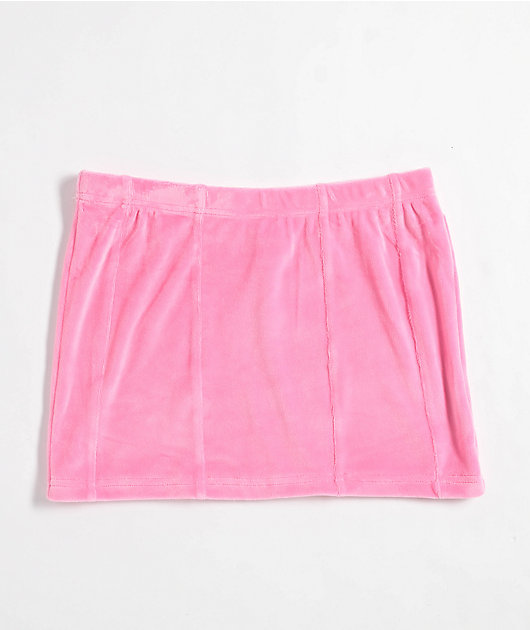 FB County Pink Velour Skirt
