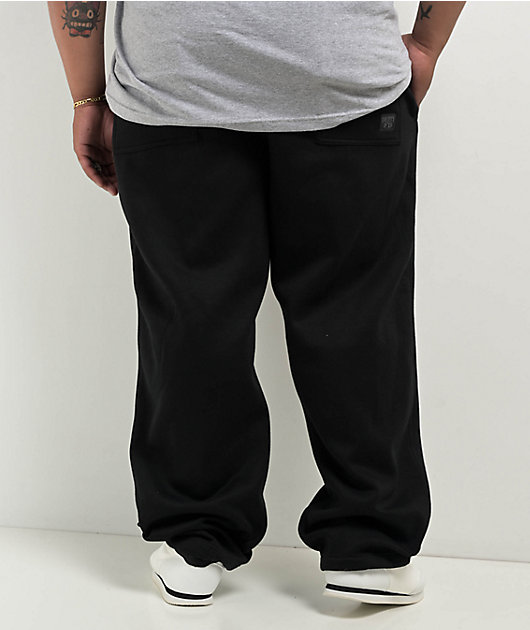 FB County Rhinestone Black Sweat Pants | Zumiez