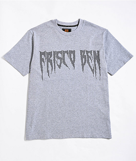 FB County Rhinestone Heavyweight Grey T-Shirt