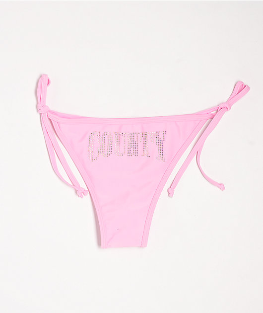 FB County Rhinestone Pink Bikini Bottoms