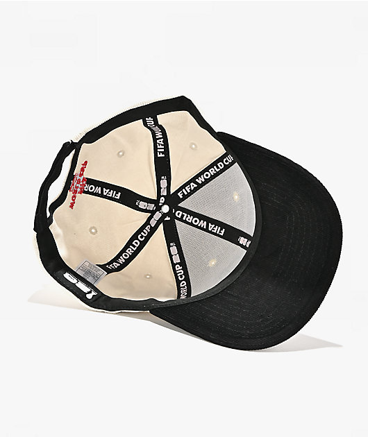 FIFA World Cup Mexico Beige & Black Strapback Hat