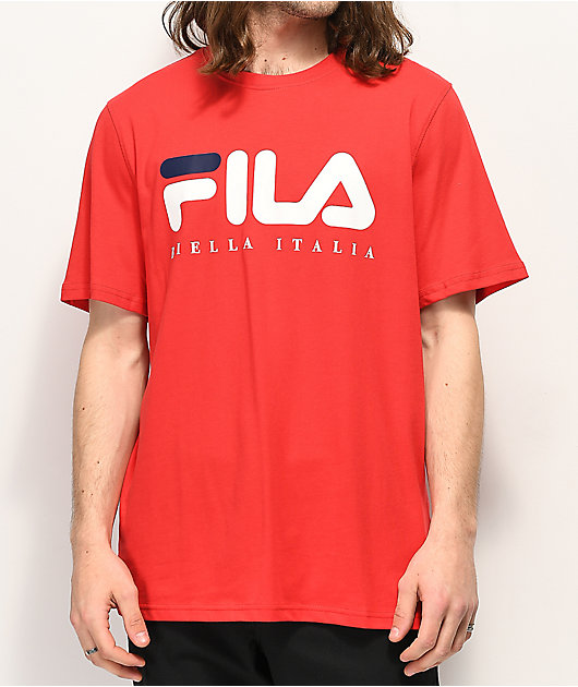 tensión Relacionado Incesante FILA Biella Italia camiseta roja