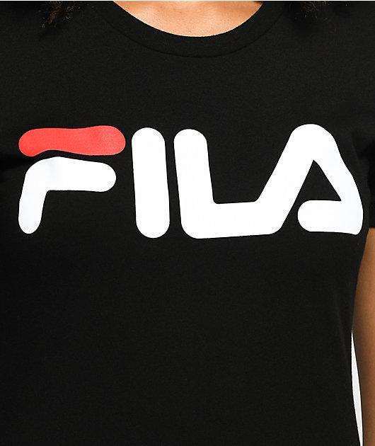 fila black line t shirt