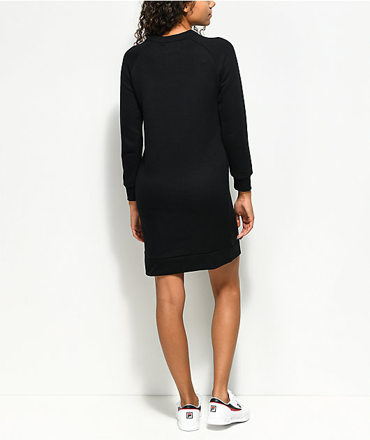 FILA Courtney Black Sweater Dress | Zumiez