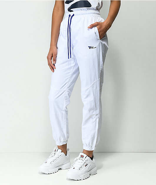 fila pants white