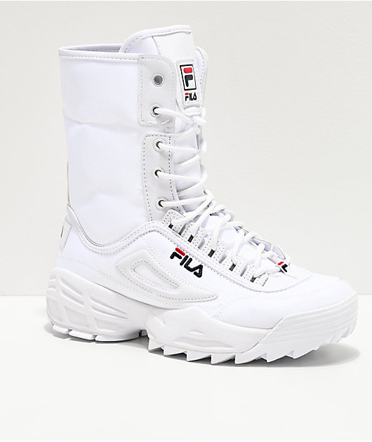 FILA Disruptor Ballistic White Boots 