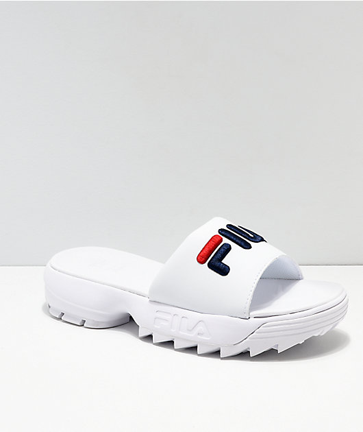 fila sandal white
