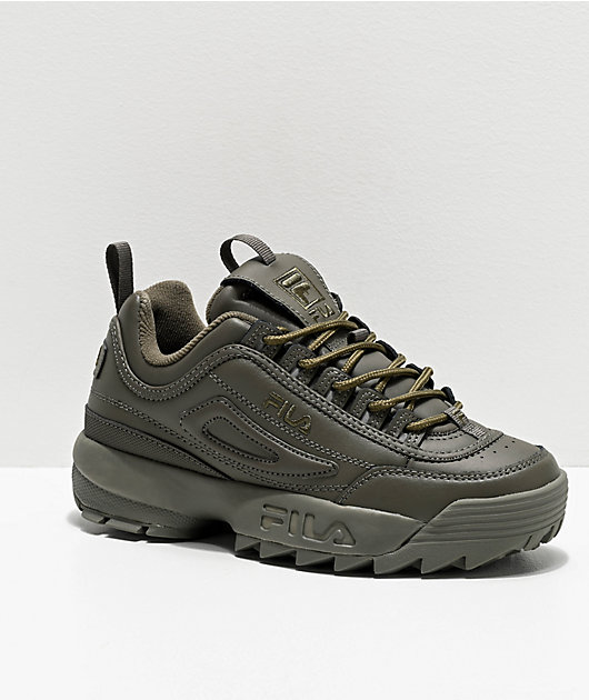 fila disruptor dark grey