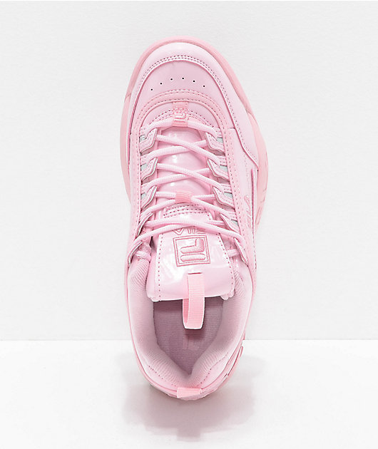 pink shoes fila