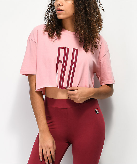 fila shirt pink