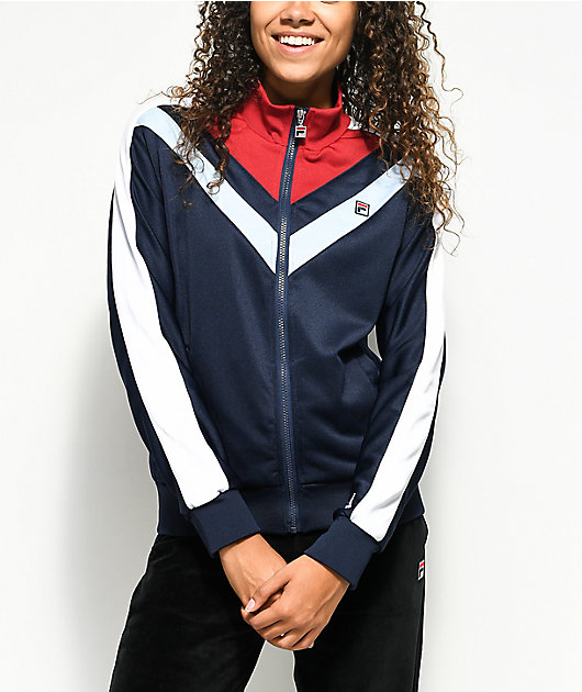 adidas track jacket black with red stripes
