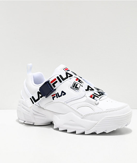 FILA Fast Charge White Shoes | Zumiez