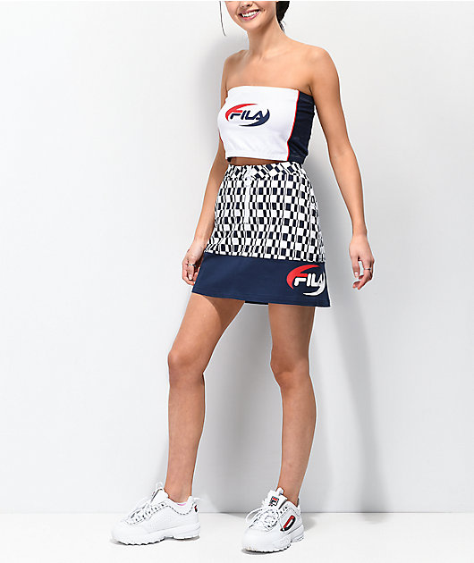 fila strapless top