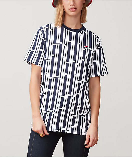 fila all over print tee