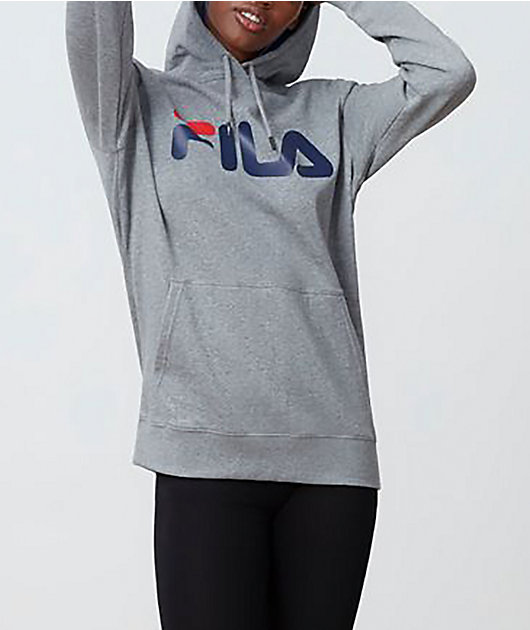 fila hoodie gray