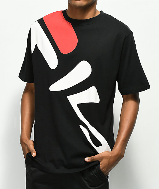 fila black t shirt