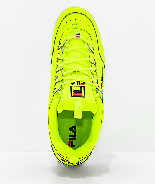 neon shoes fila