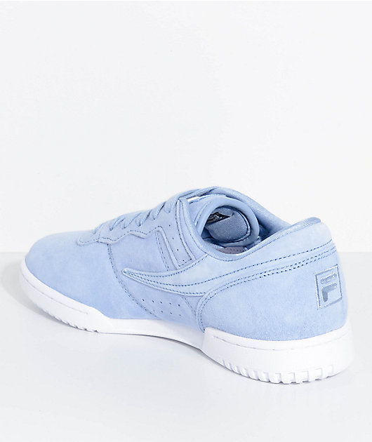 fila light blue shoes