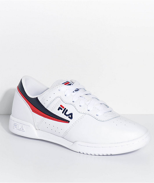 fila women's original fitness shoes white