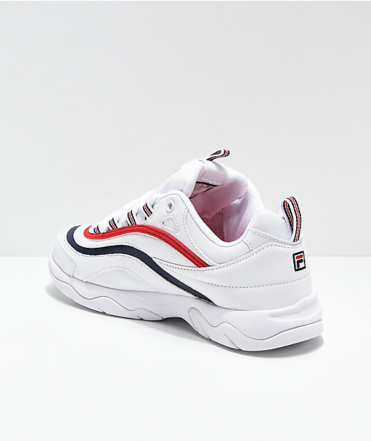 fila red and blue shoes