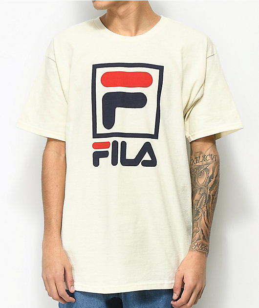 fila white tee