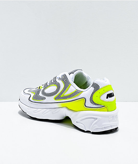 FILA Volante 98 White & Yellow Shoes