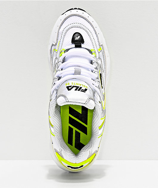 FILA Volante 98 White & Yellow Shoes