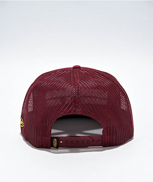 FMF Gass Deep Red Trucker Hat | Zumiez