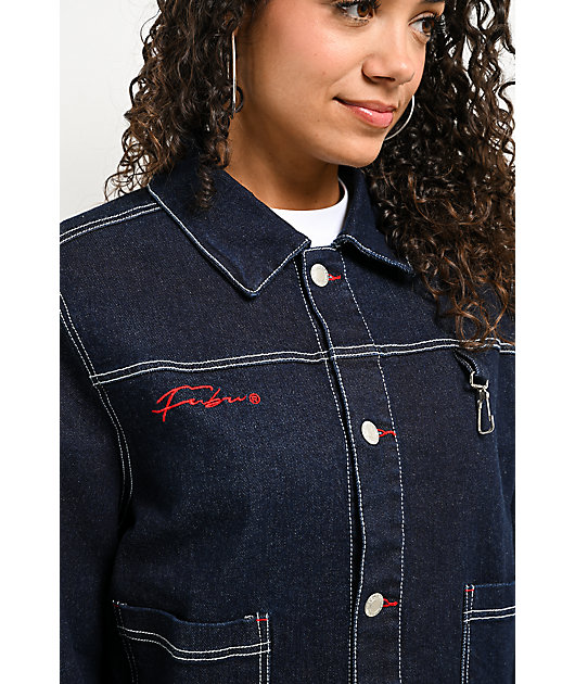 FUBU Classic Dark Blue Denim Jacket