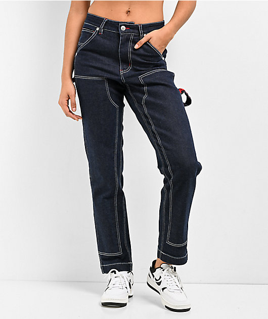 FUBU Classic Dark Blue Double Knee Carpenter Jeans | Zumiez