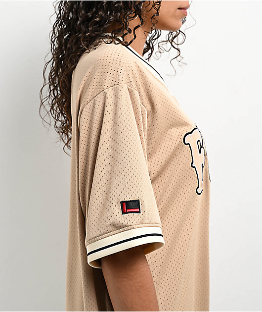FUBU Glossy Logo Sand Mesh Jersey | Zumiez