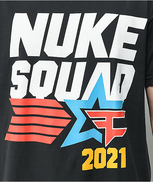 FaZe Nuke Squad Olympic Black T-Shirt