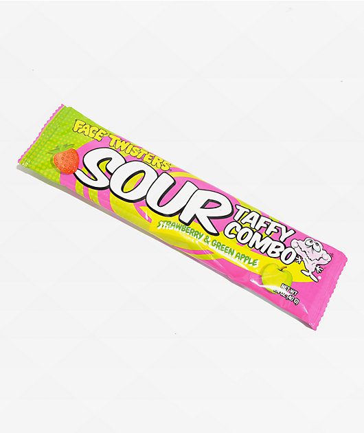 Face Twisters Strawberry & Green Apple Taffy Candy | Zumiez