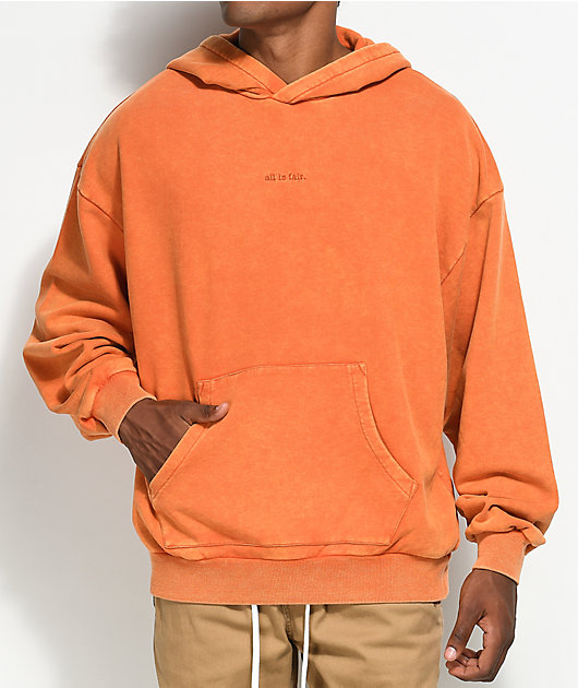 orange hoodie zumiez