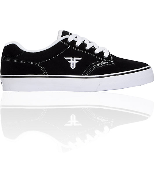 Fallen Slash Black \u0026 White Skate Shoes 