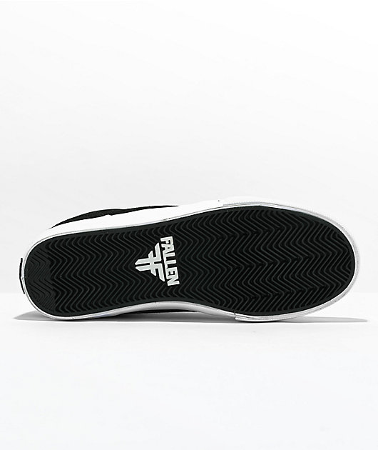 Fallen The Fiend II Black, Red, & White Skate Shoes