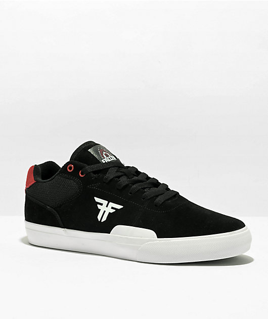 Fallen The Fiend II Black, Red, & White Skate Shoes