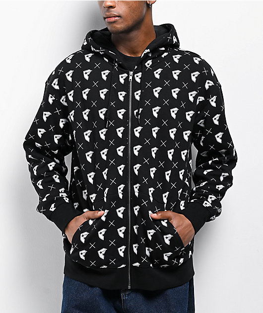 Famous Stars & Straps BOH Black Zip Hoodie | Zumiez