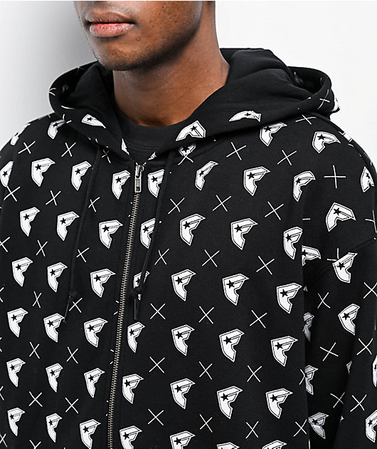 Famous Stars & Straps BOH Black Zip Hoodie